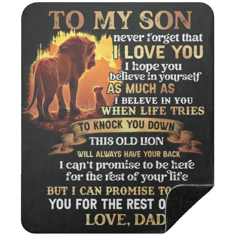 my son will always have your back Blanket Son