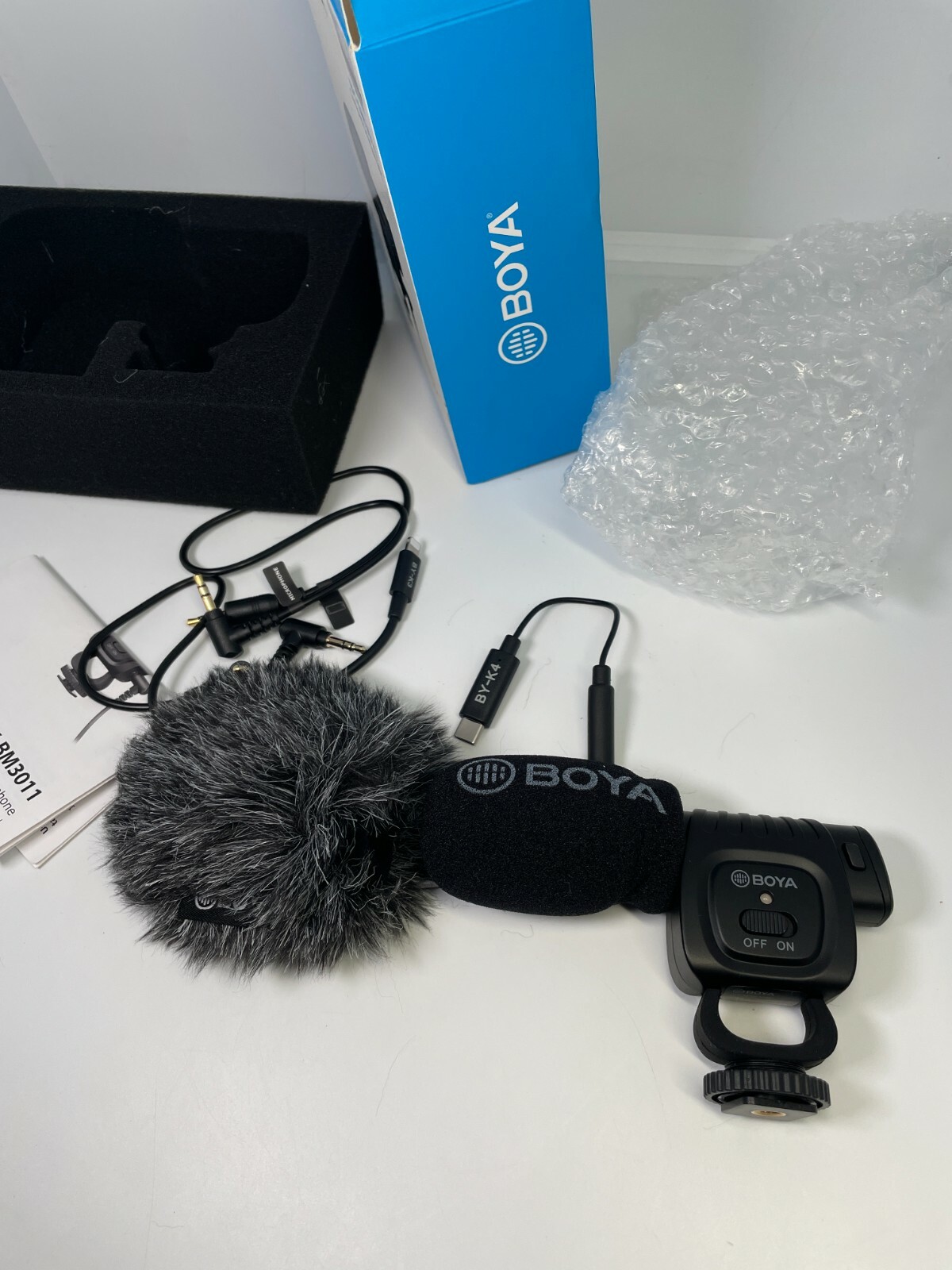 BOYA BY-BM3011 Cardioid Camera-Mount Professional Condenser Shotgun Microphone