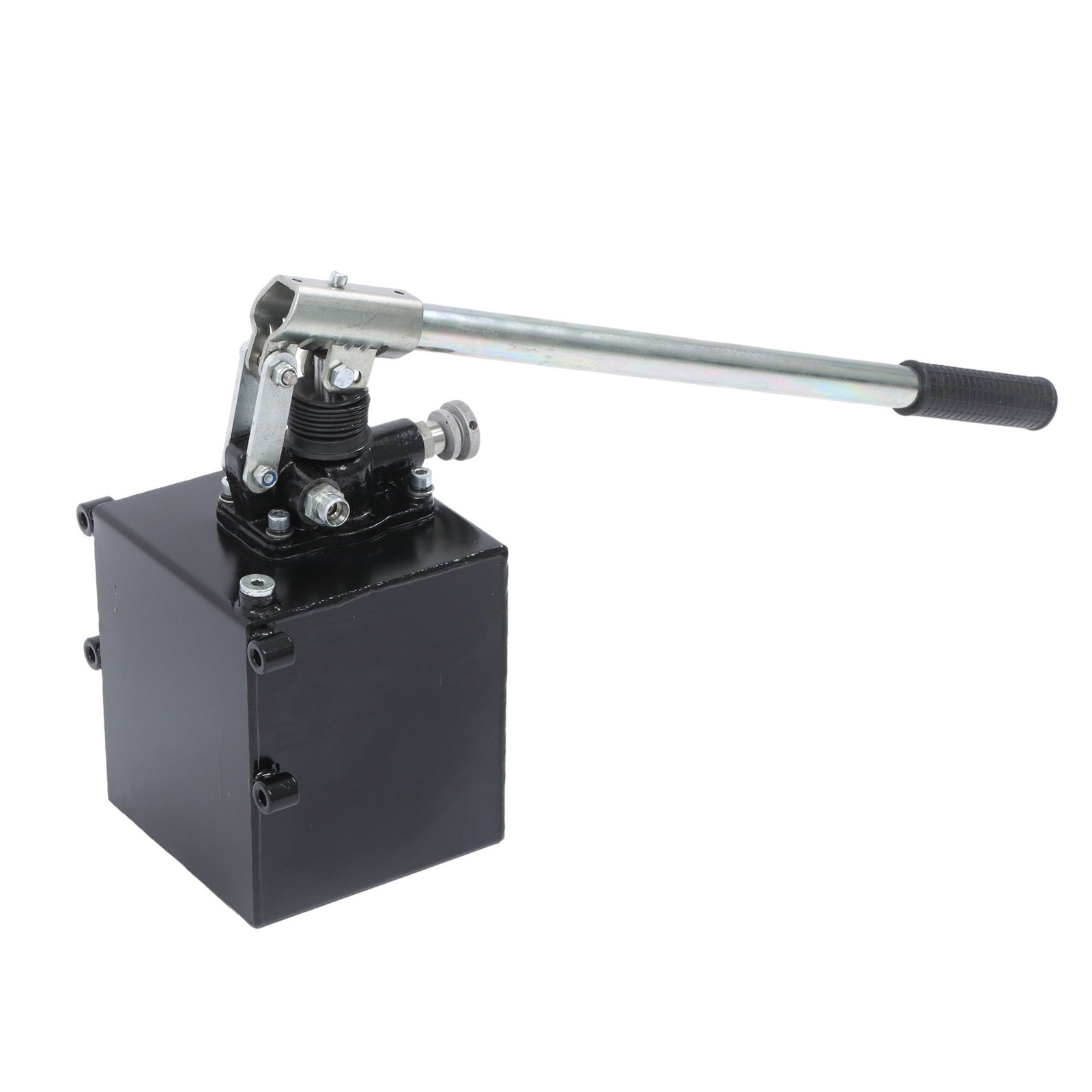 Hydraulic Piston Hand Pump 1.5 CID 5 Quart with Release Knob for Single-acting