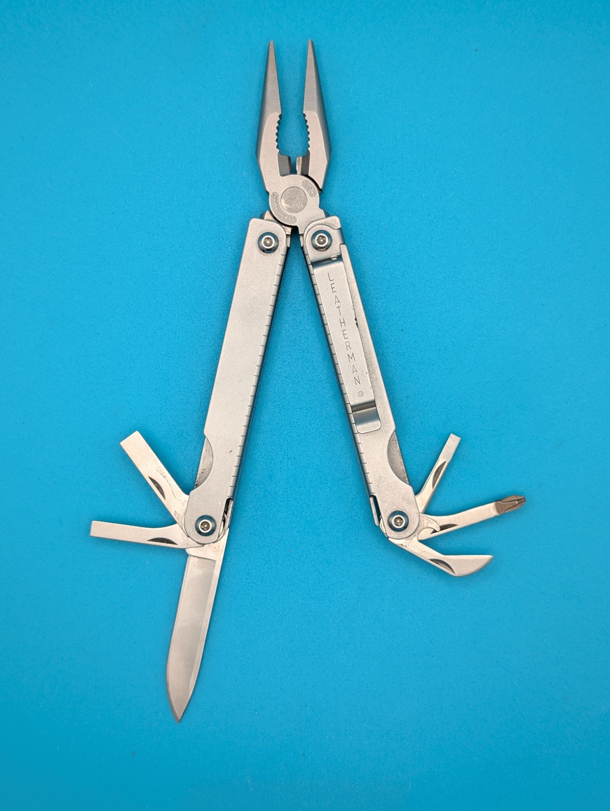 Leatherman SideClip Multi-Tool! With Sheath! 02/98 DATE STAMP! RARE!