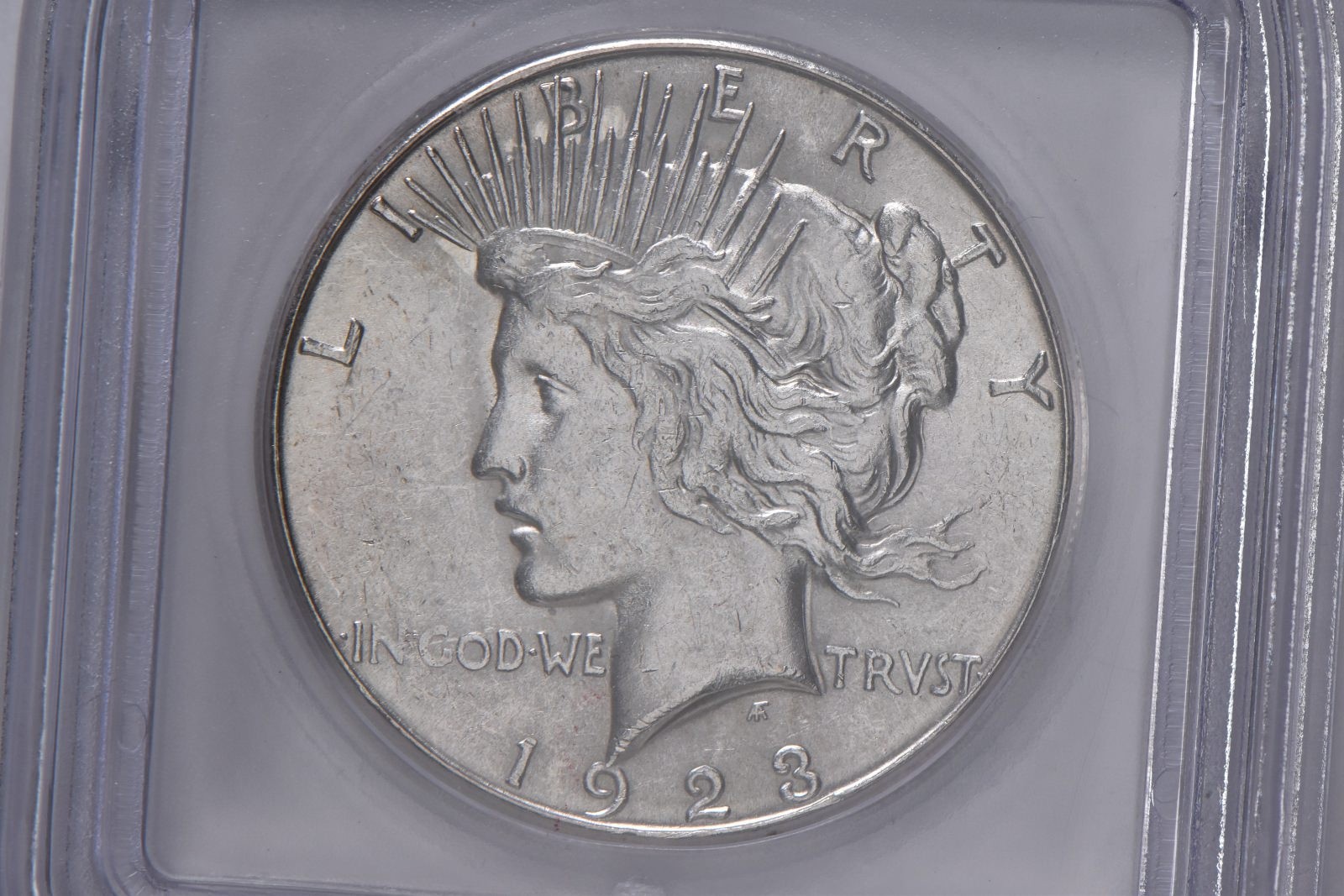 1923-S Peace Silver Dollar BU ICG