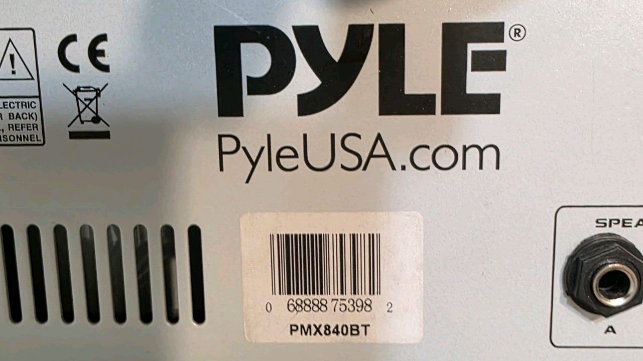 Pyle PMX840BT 8-Channel Powered Mixer