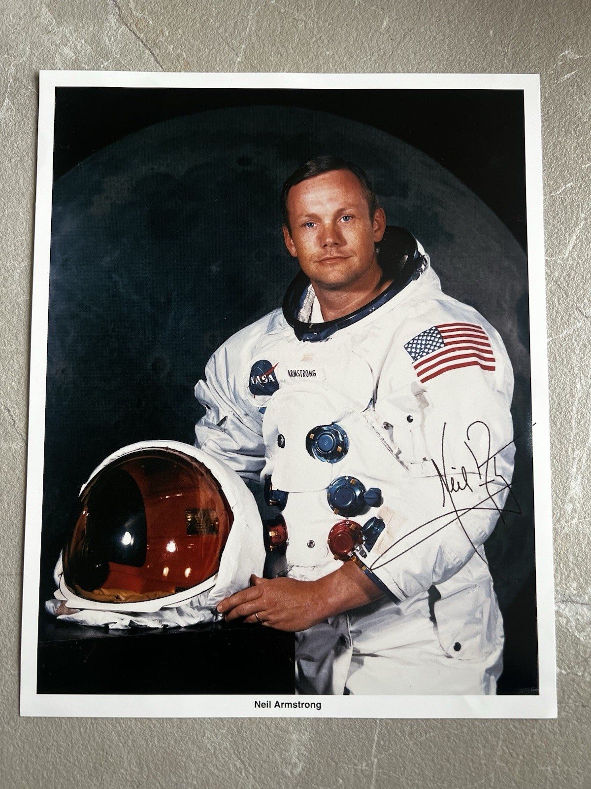 Neil Armstrong - Autopen Signed Autograph Card - Moon Landing
