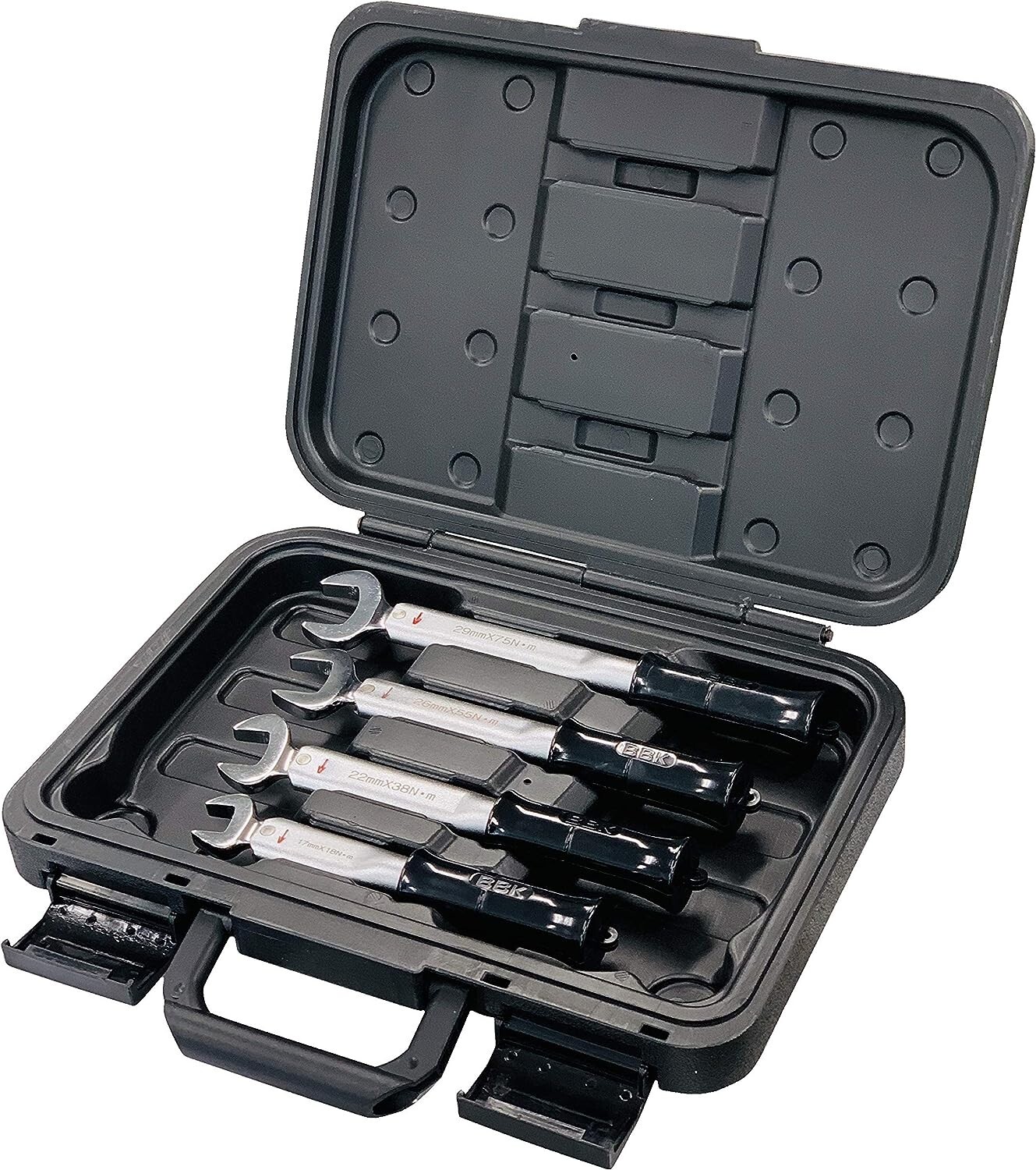BBK ATQS-41 Torque Wrench Set of 4 1/4, 3/8, 1/2, 5/8 Standard Manual Type Case