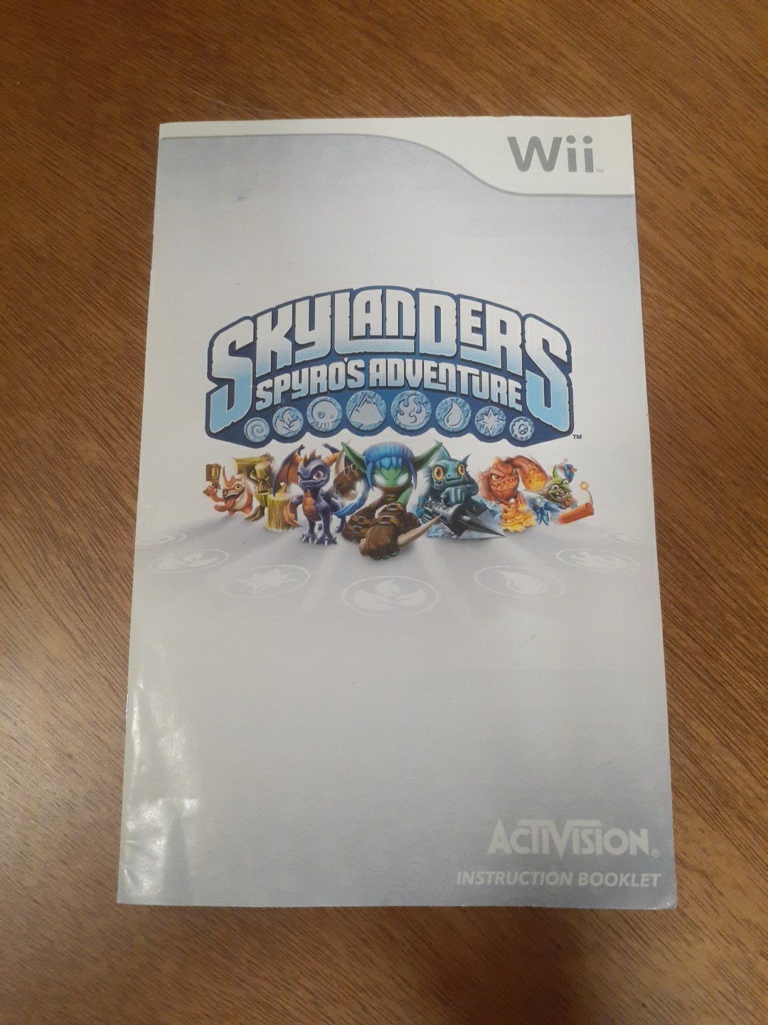 Wii Skylanders Manual Insert Only