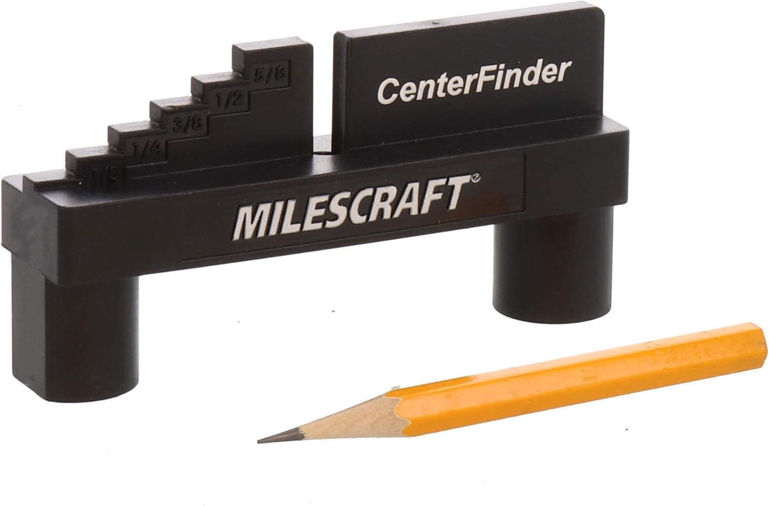 Milescraft 8408 Center Finder - Scriber and 1 Count (Pack of 1), Black