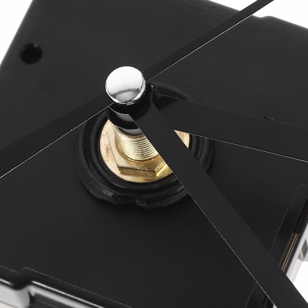 Clock Mechanism Replacement Kit with Mute Movement and Plastic Clock Hands