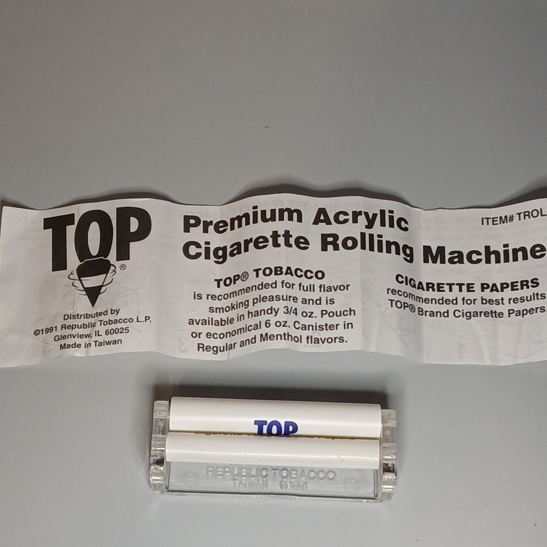 TOP 1991 Premium Cigarette Rolling Machine 2.75 In Cigarette Republic Tobacco