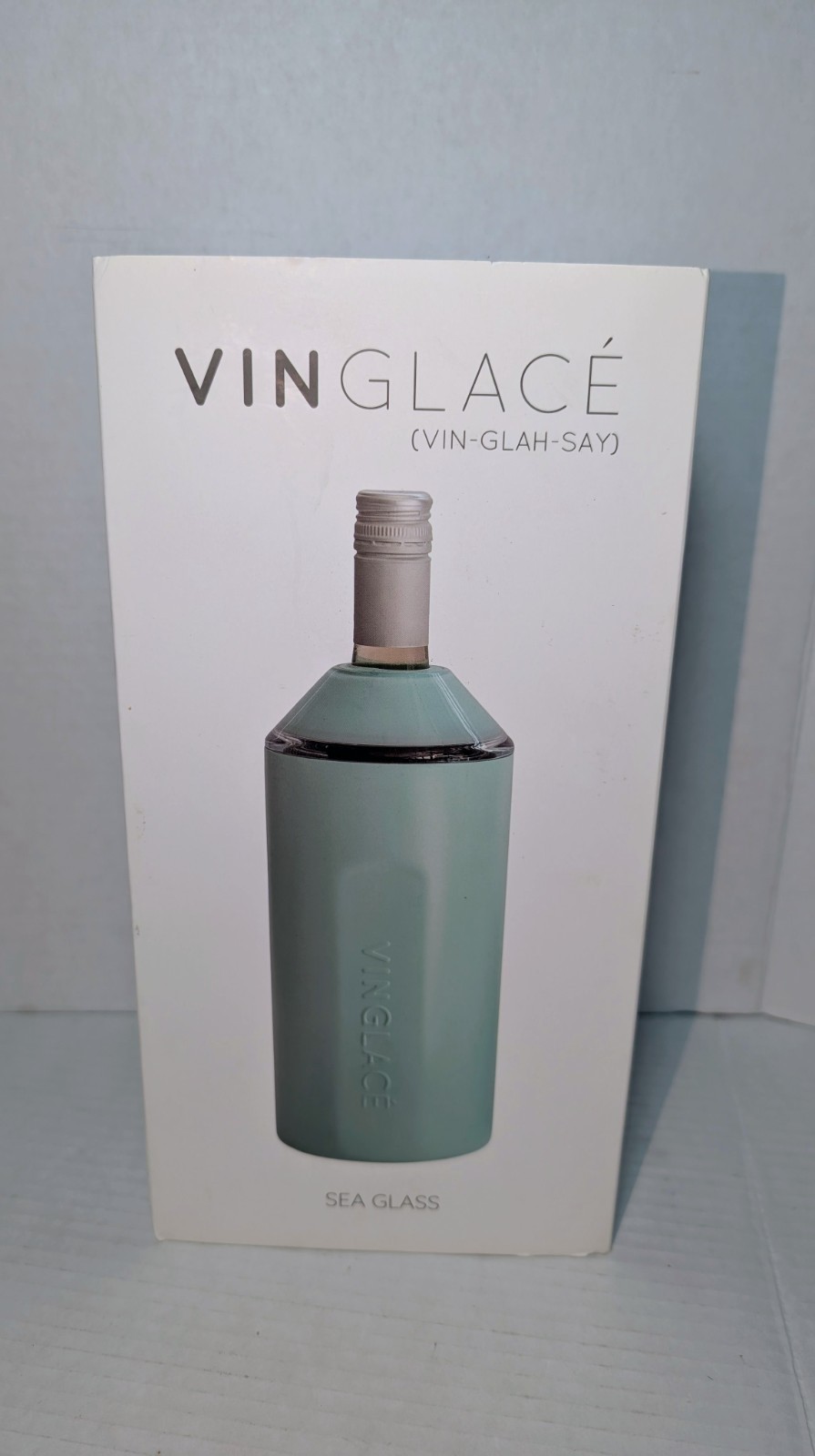 Vinglacé Wine Bottle Chiller- Portable Champagne Insulator- Stainless Steel