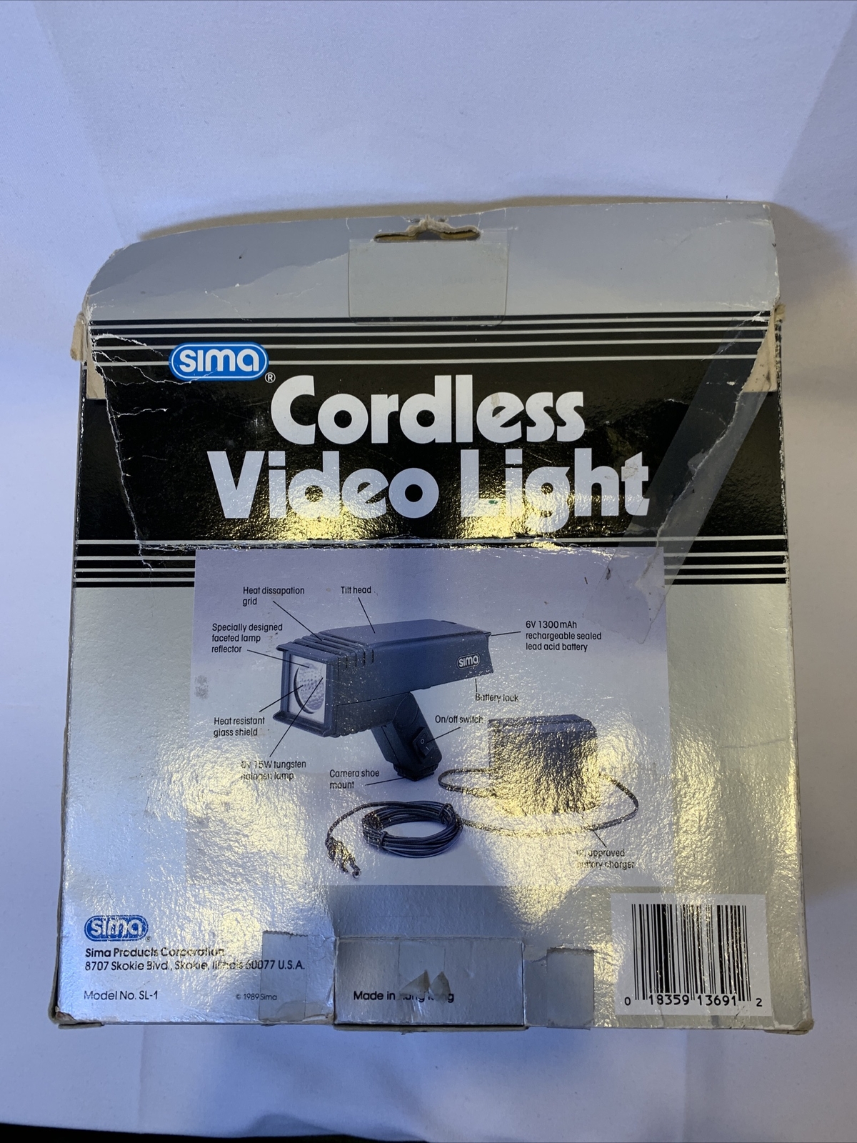 Sima Cordless Video Light Model SL-1 - rechargeable battery