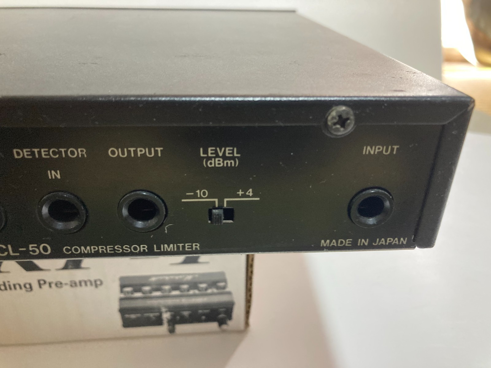 Boss CL-50 Pro Compressor Limiter High performance Half Rack Unit