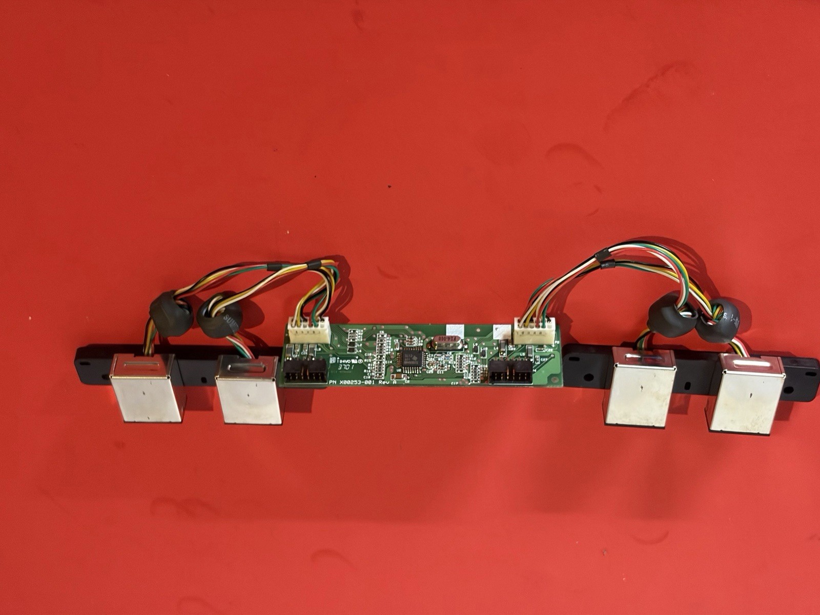 Xbox Original Console Set Controller Ports And Daughterboard. Tested. Works