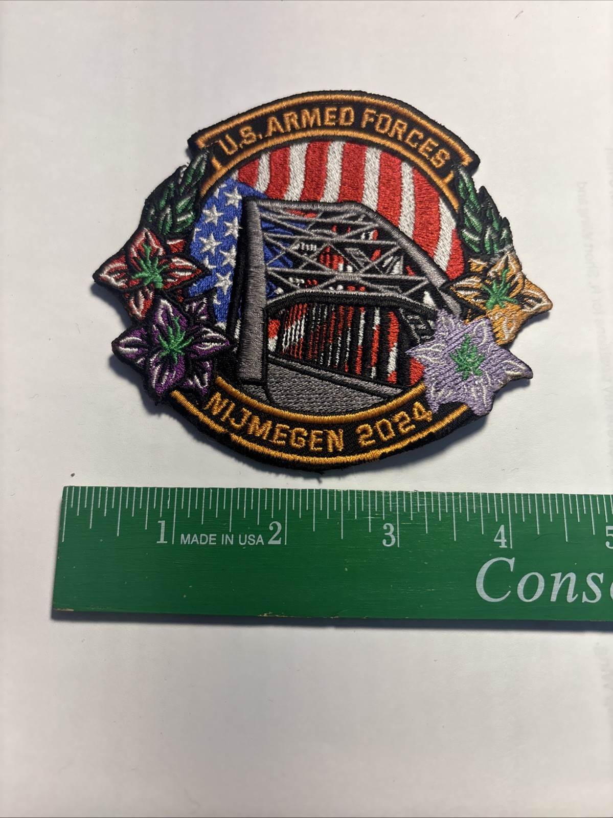 US Armed Forces Nijmegen 2024 Embroidered Sew On Patch