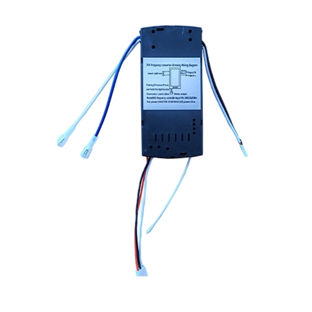 6-Speed Ceiling Fan Remote Control Kit for DC Fans with Long Signal Range