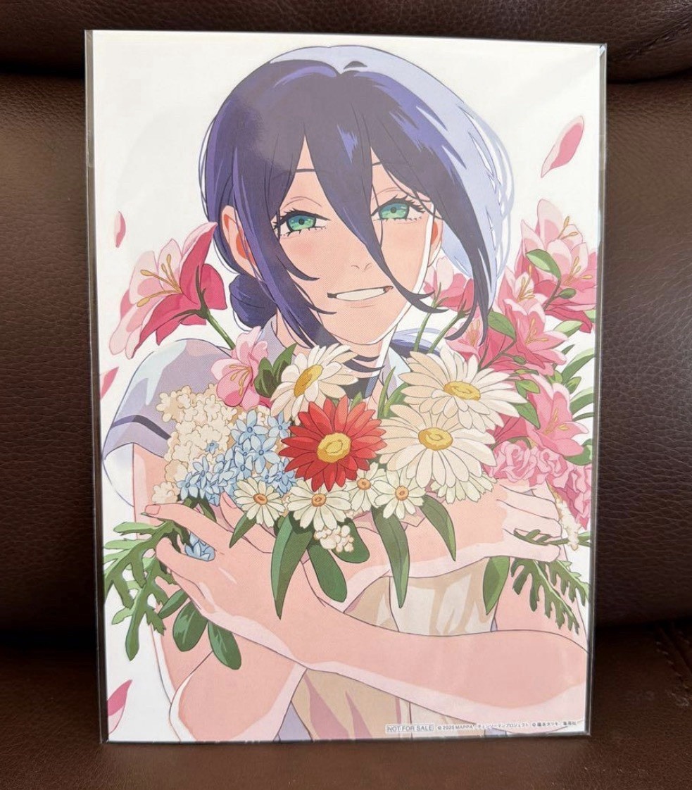 Chainsaw Man The Movie Reze Arc A5 Size Card JP Theater Bonus 10 Final Bouquet