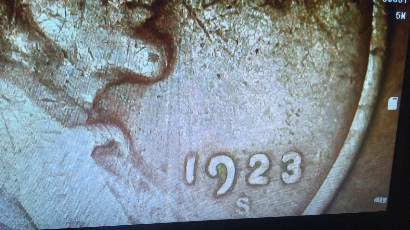 1923 S Lincoln Cent Wheat Cent Error Lamination