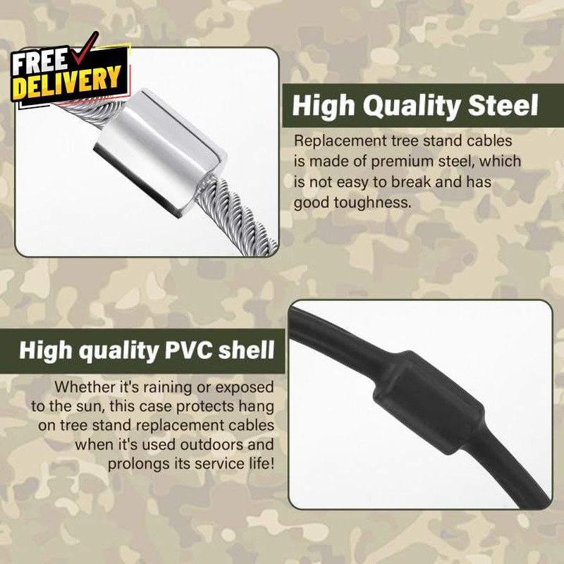 Climbing Tree Stand Replacement Cables for Summit Climber 65 Hang on Climb ....