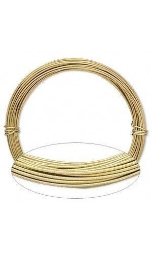 Anodized ALUMINUM CRAFT Jewelry WIRE 20 ga GOLD 45 ft ~ 20 Gauge ~ Bulk Roll