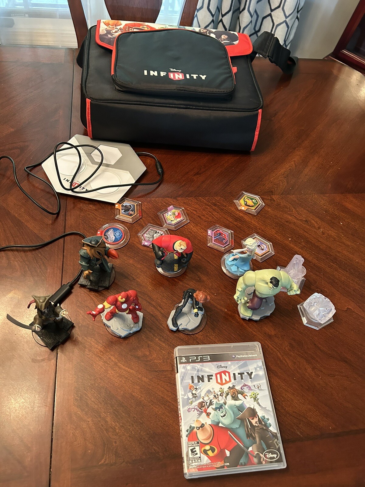 Disney Infinity Bundle PS3 Game Figures Carrying Bag