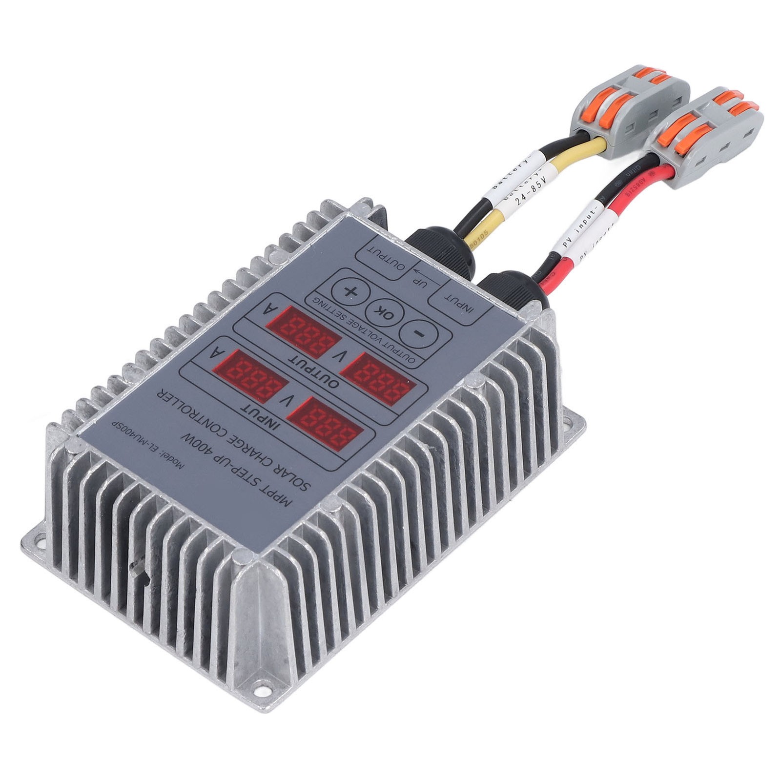 Solar Battery Charge Controller Boost MPPT Voltage Adjustable Waterproof With
