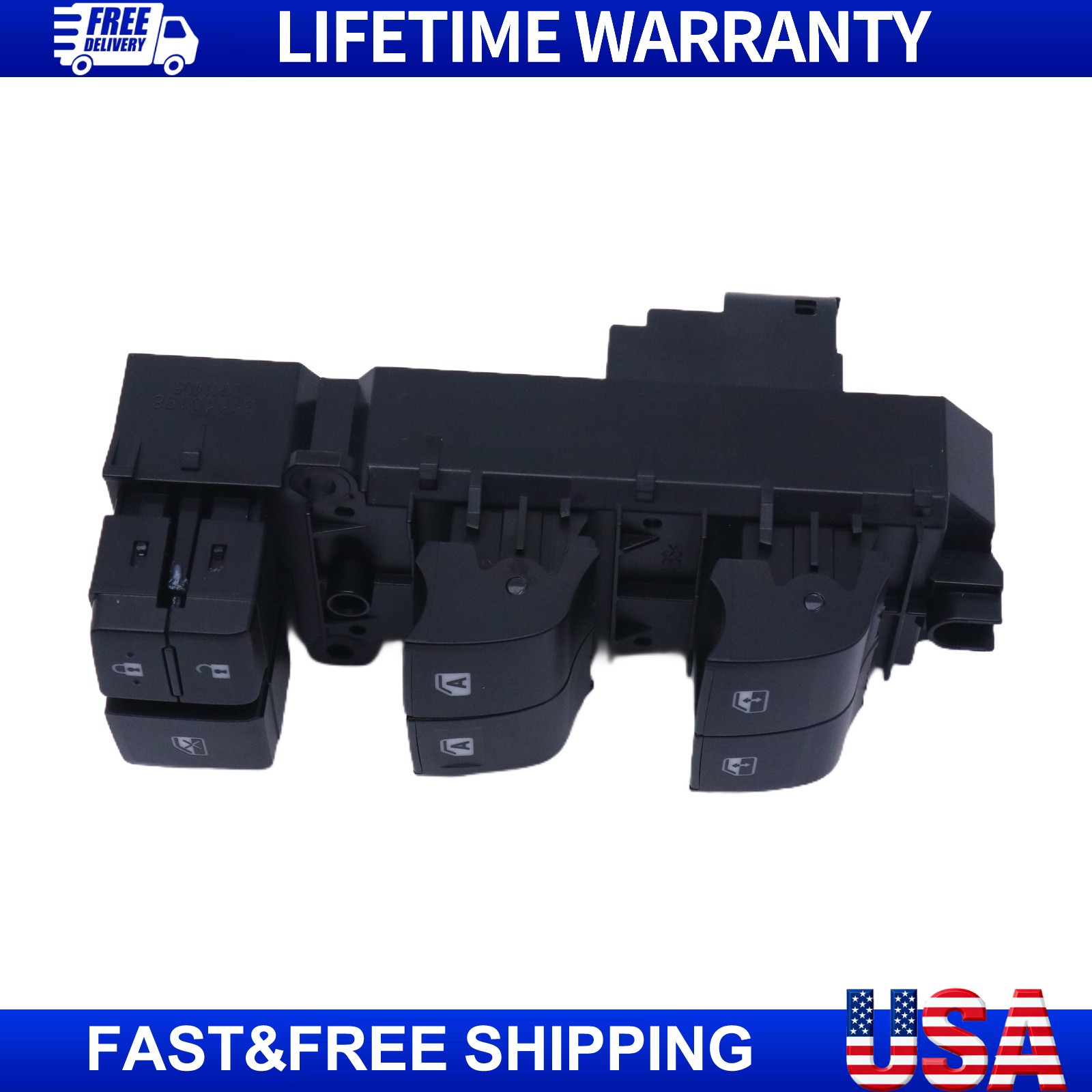 New Master Window Switch Fits For Toyota Tacoma 2016-2022 Left Front Driver Side