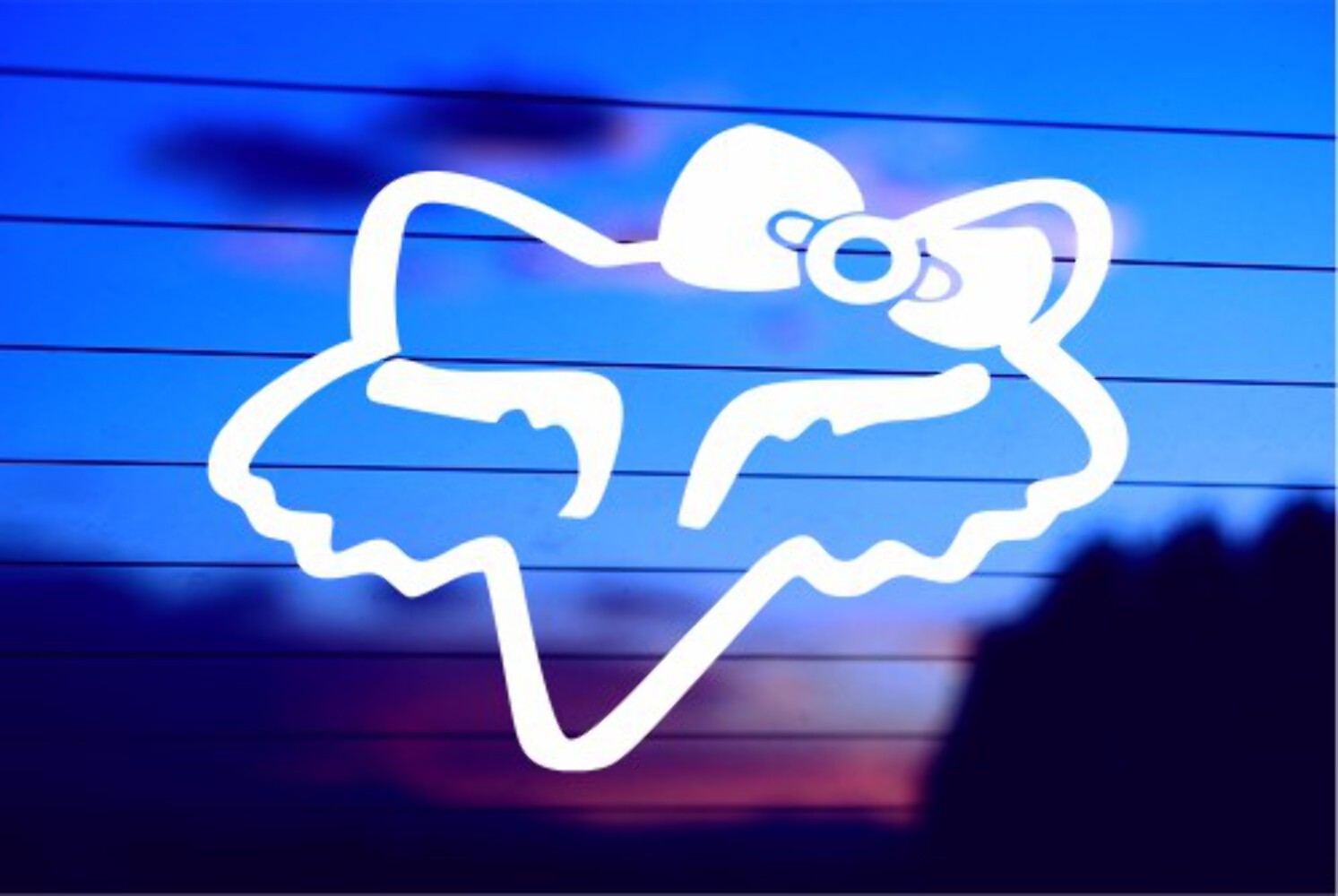 Fox Racing Vinyl Car & Laptop Decal Sticker