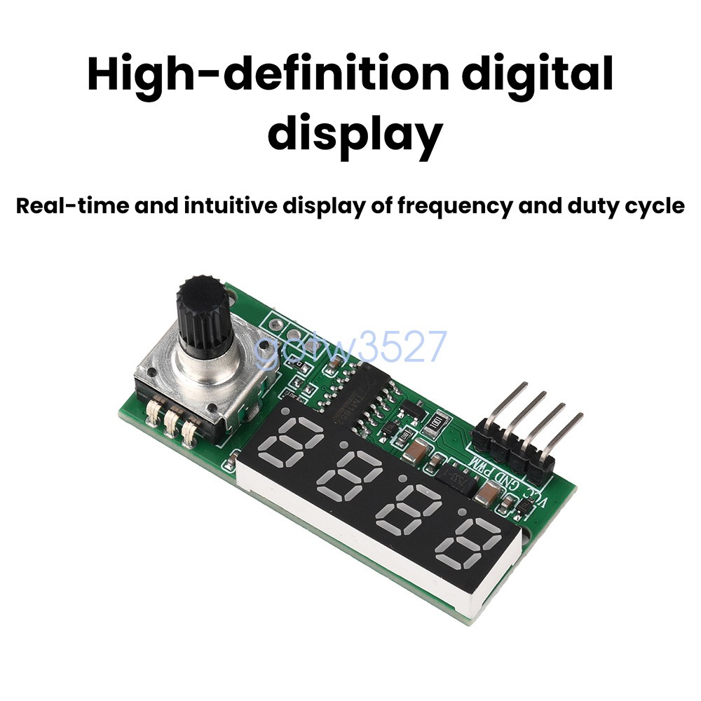 Adjustable PWM Pulse Frequency Duty Cycle Digital Square Wave Signal Generator