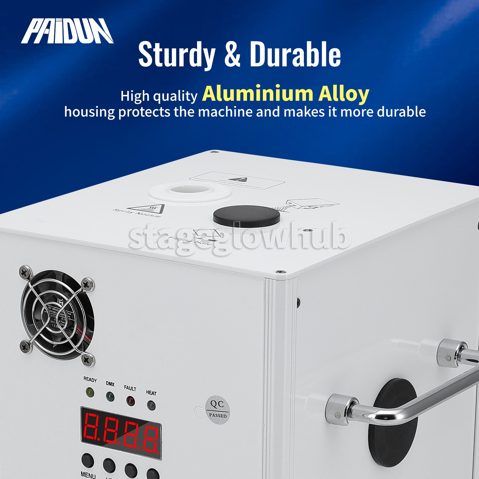 PAIDUN 850W Cold Spark Firework Machine Stage Effect 3.2-19.6FT Wedding DJ Event