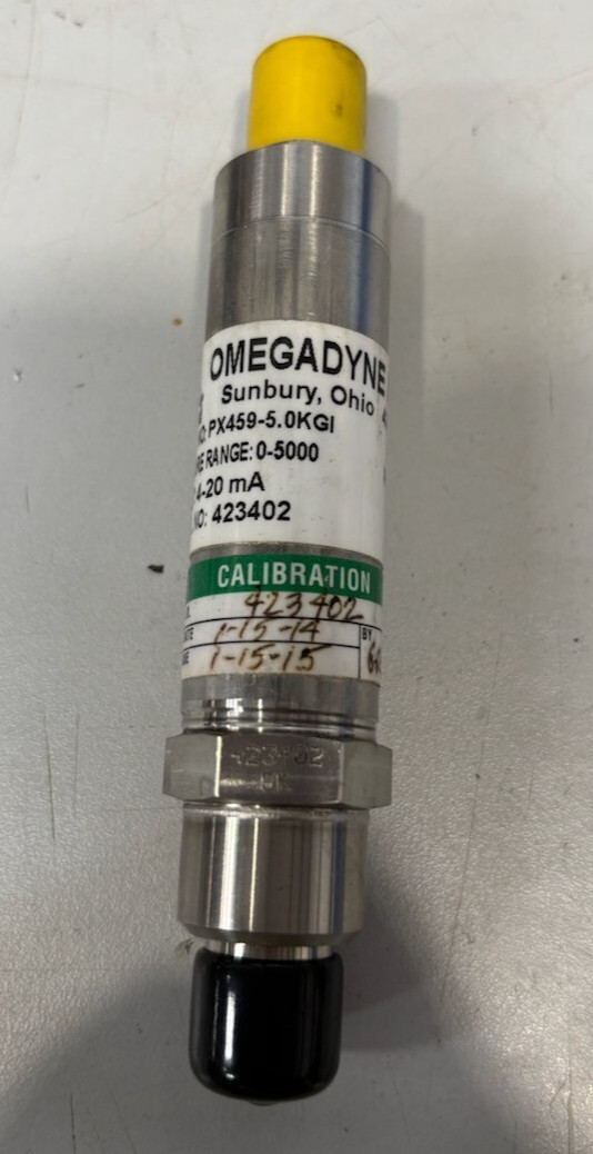 Omega PX459-5.0KGI Pressure Transducer 5000 PSI Gauge 4-20mA Sensor M12