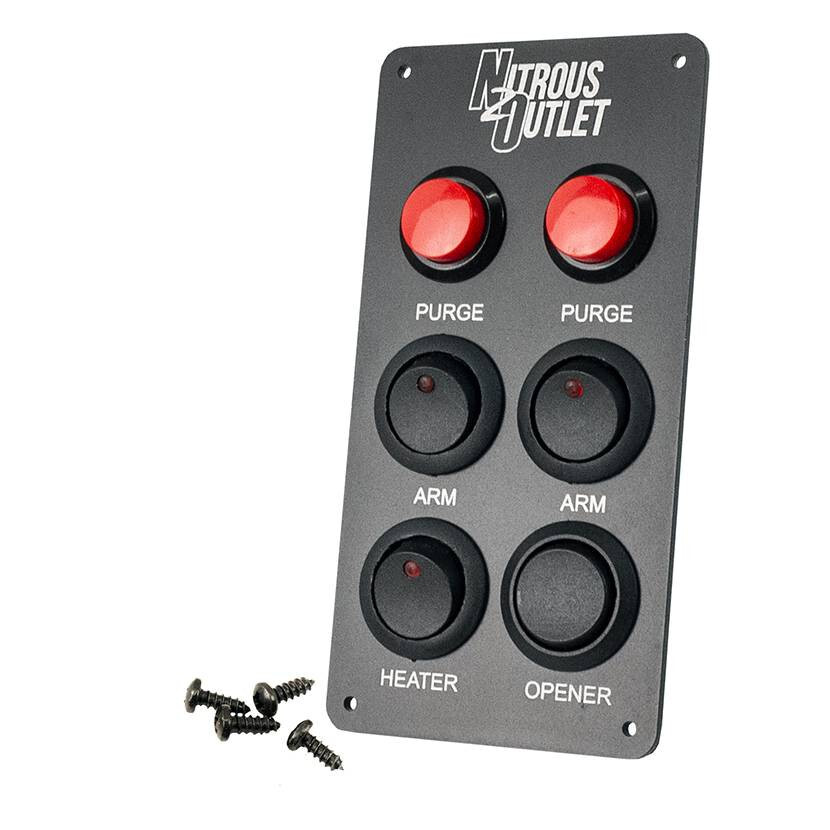 00-11050 Nitrous Outlet Universal Switch Panel For Dual Stage Kits Vertical USA