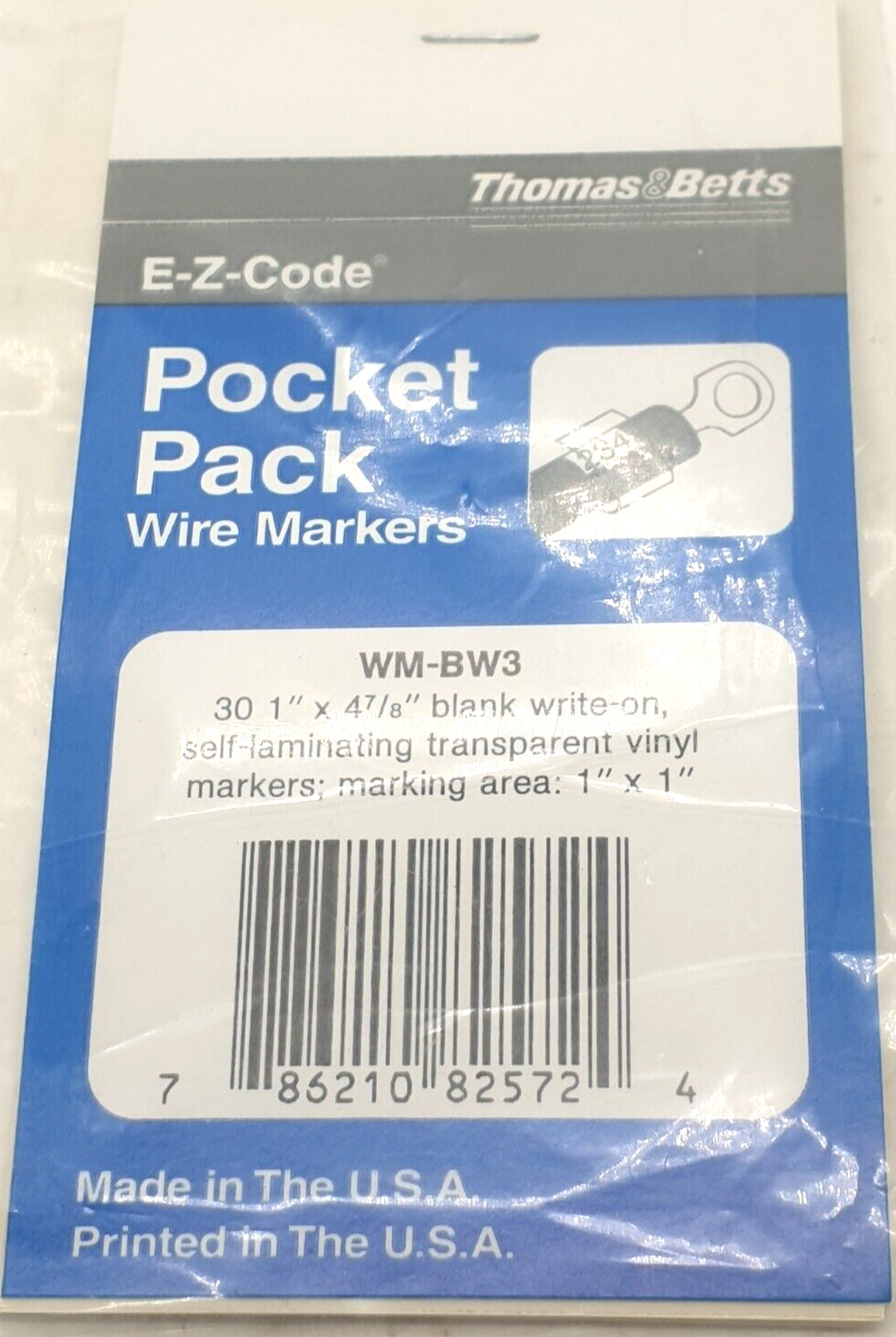 Thomas & Betts WM-BW3 Cable Designation