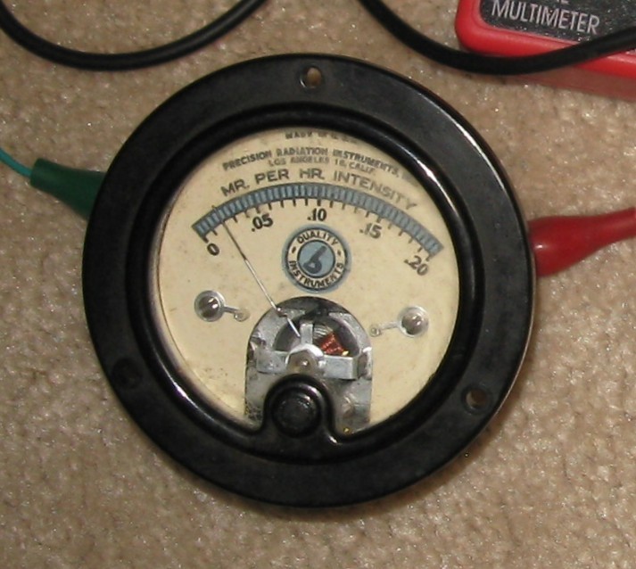 Working Precision Radiation Instruments Geiger Counter Meter From 1955, Nice!