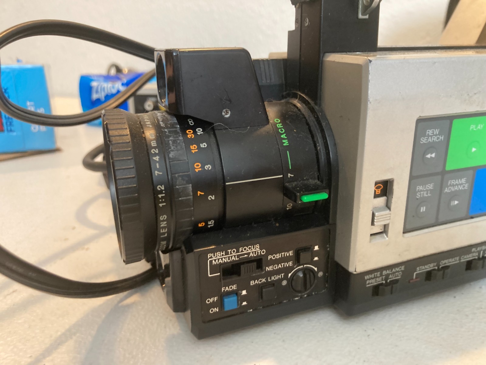 Kodavision Vintage Camcorder 2400- 2000 Series Bundle Case - Untested
