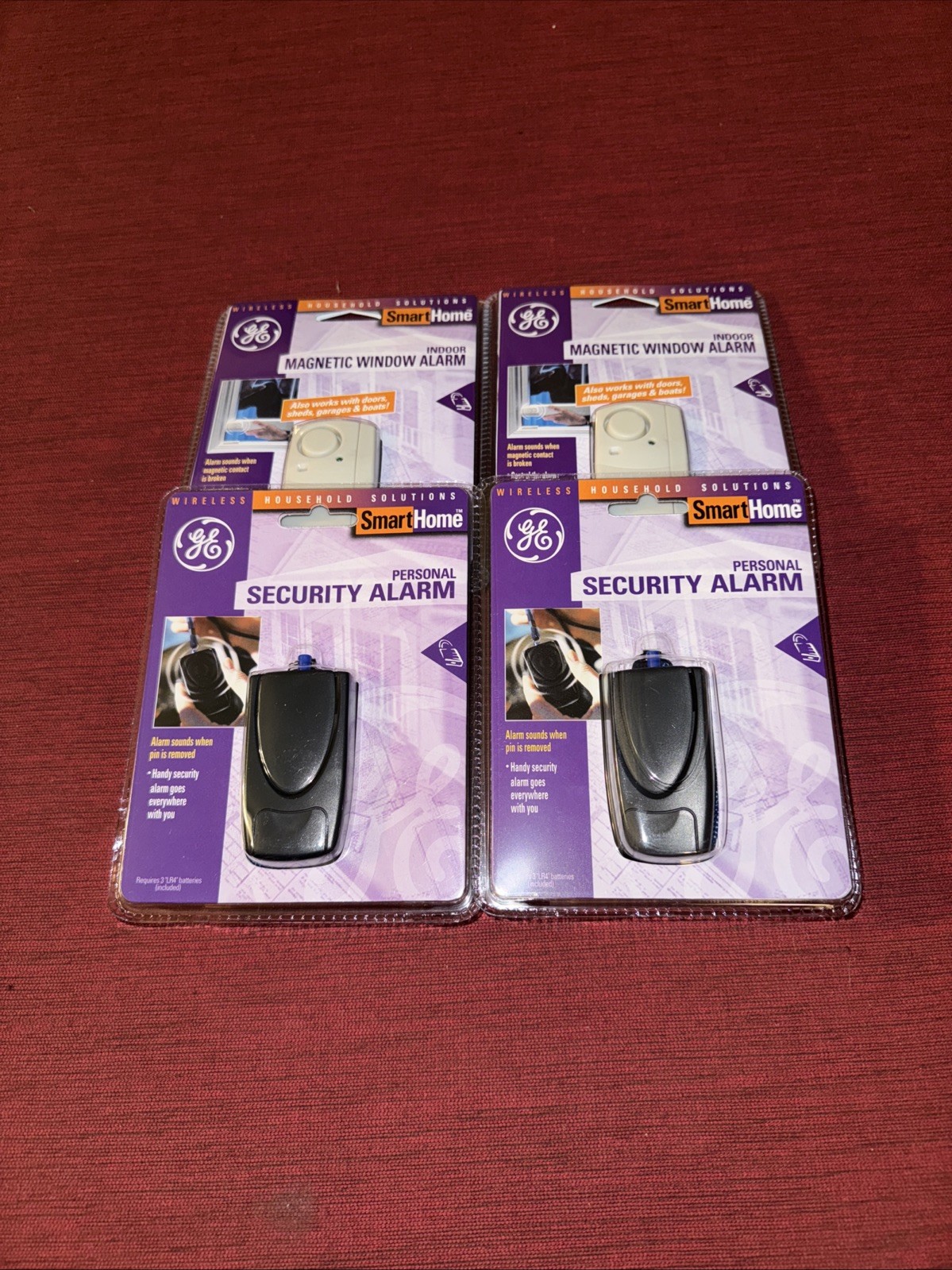 GE Security Alarm LM Micro Door/Window. Pack of 4. Brand New with Tags.