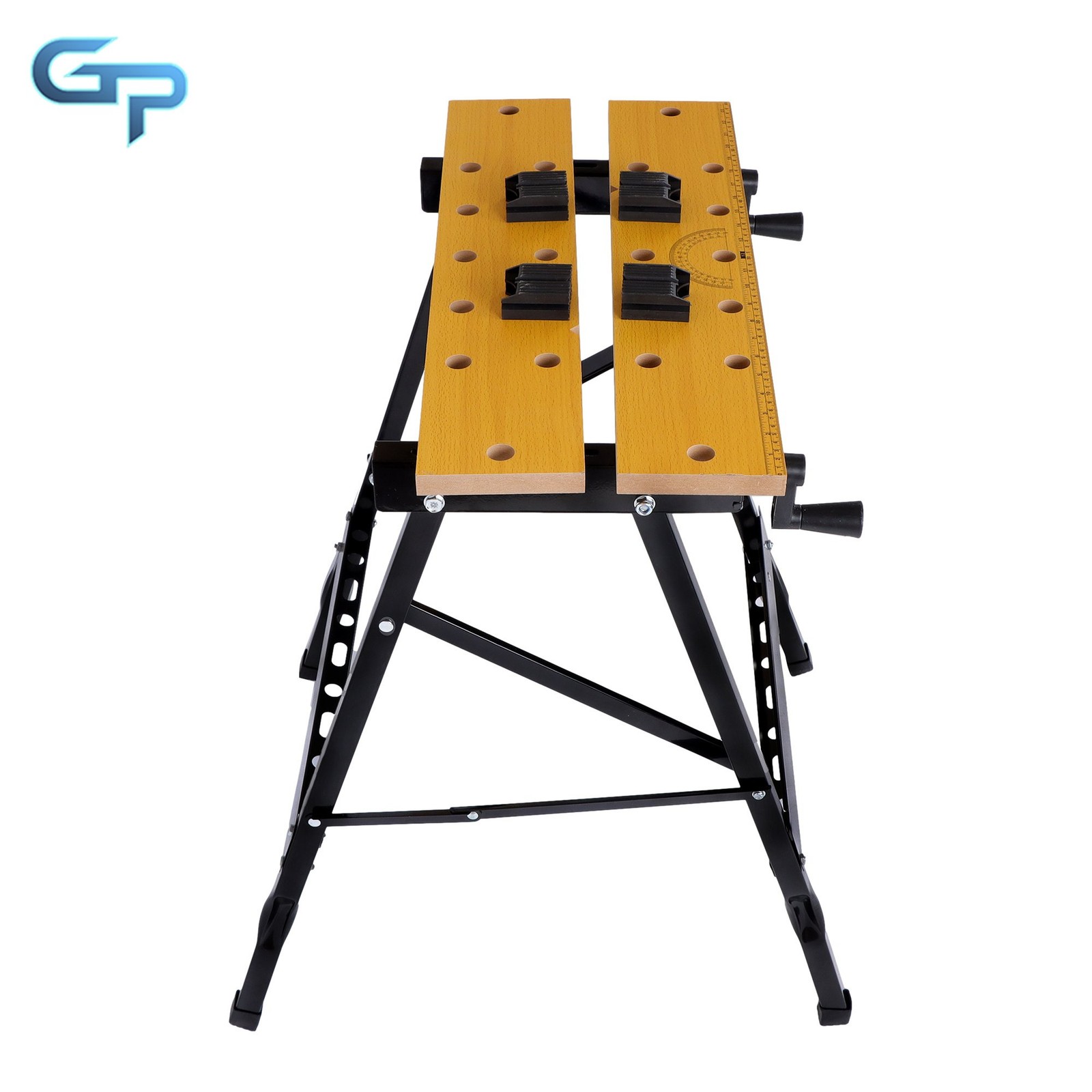 Folding Portable Workbench With Measuring Ruler And Protractor Multi Purpose