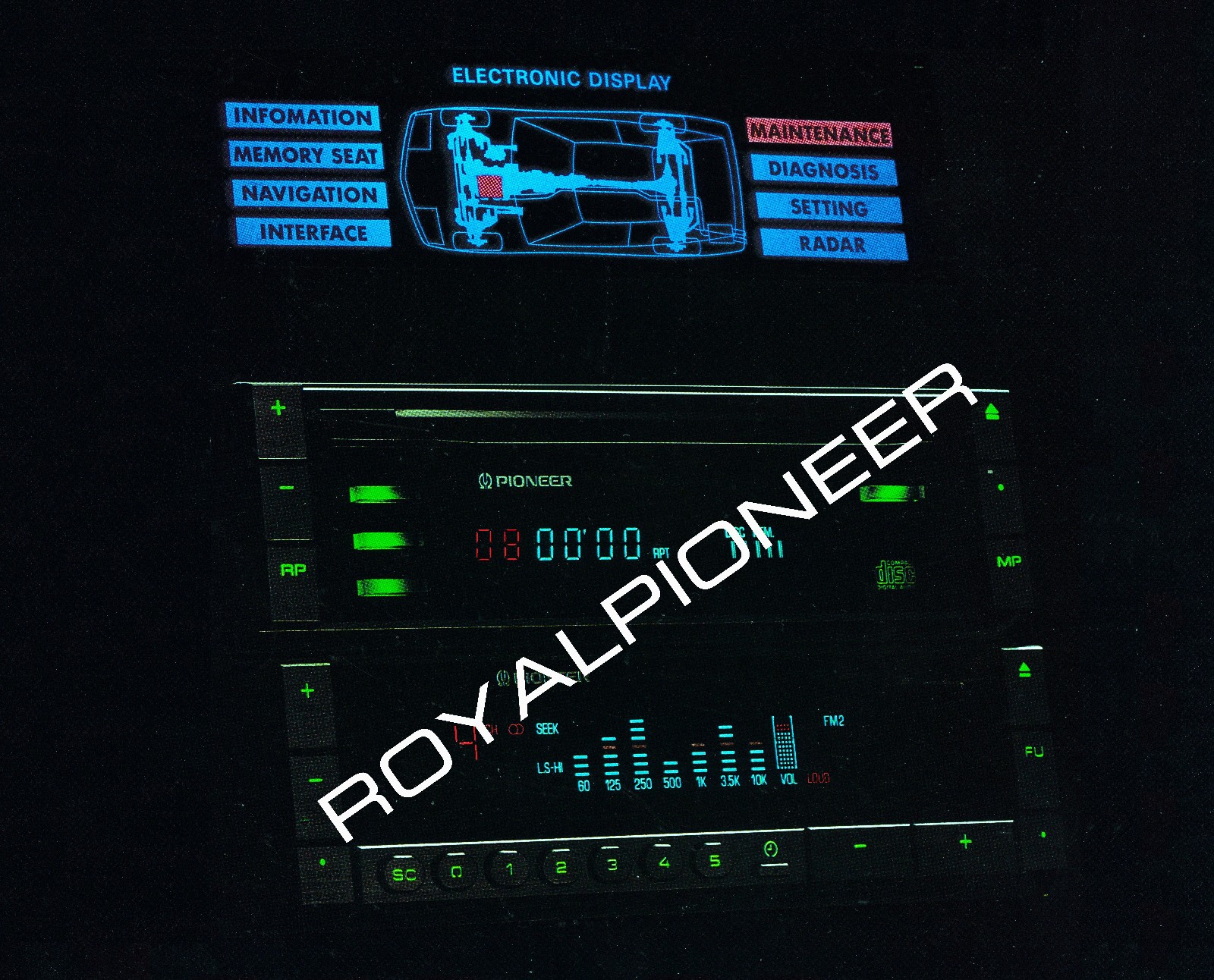 PIONEER Poster HD 100cm x 80cm Car Audio Centrate,Component,Kex,Kpx,Cdx,Kp,Keh