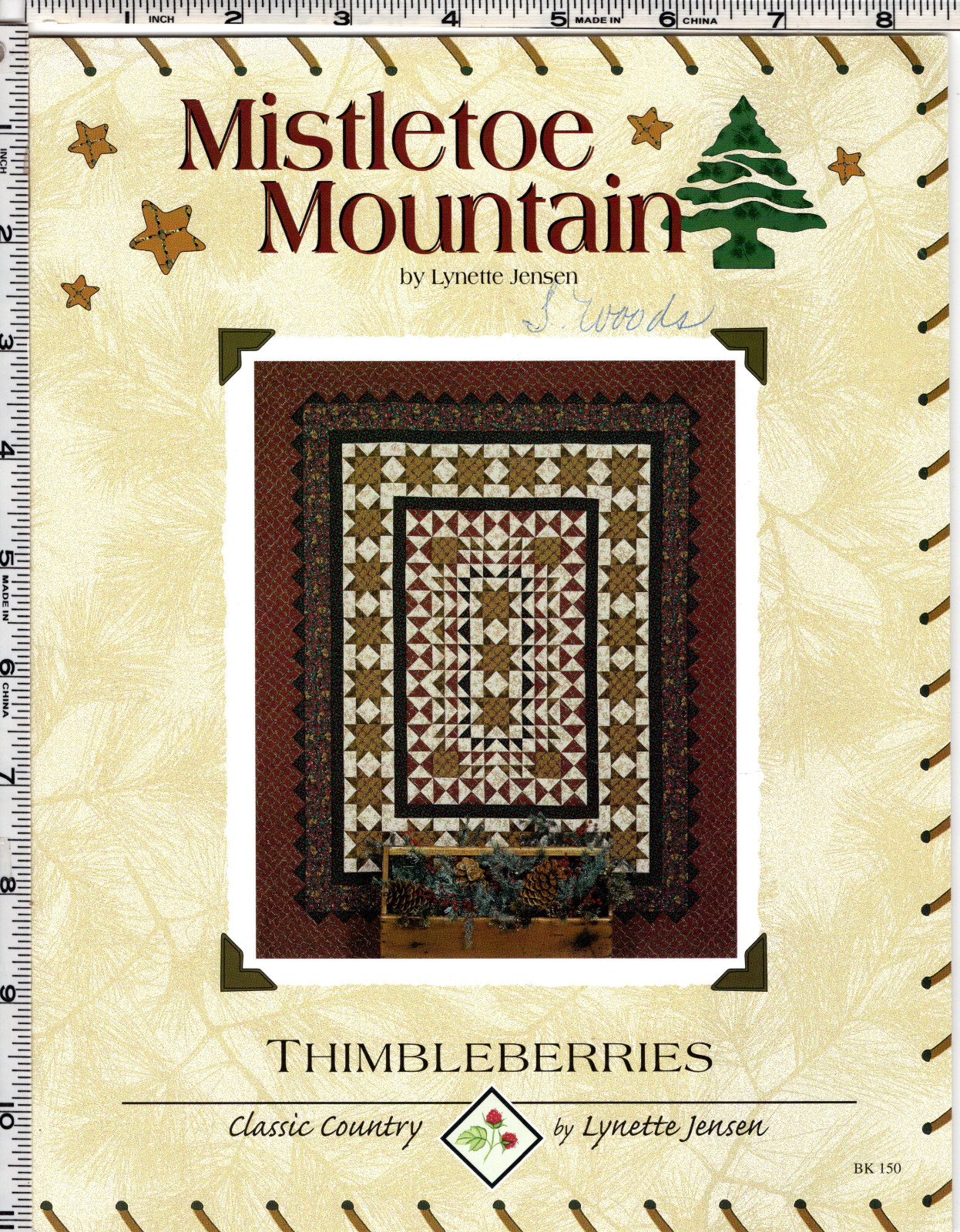 "Mistletoe Mountain" Thimbleberries Sewing Quilting Craft Leaflet # BK 150