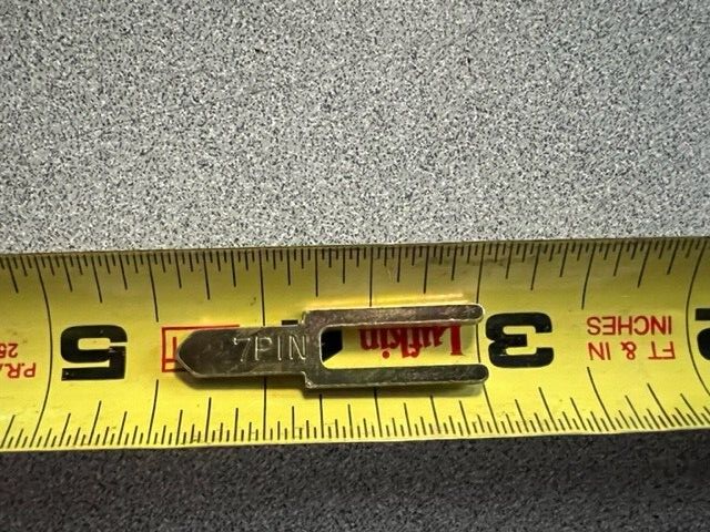 LOCKSMITH 7 PIN SFIC DRIVER (LOOK CAREFULLY) INTERCHANGEABLE CORE
