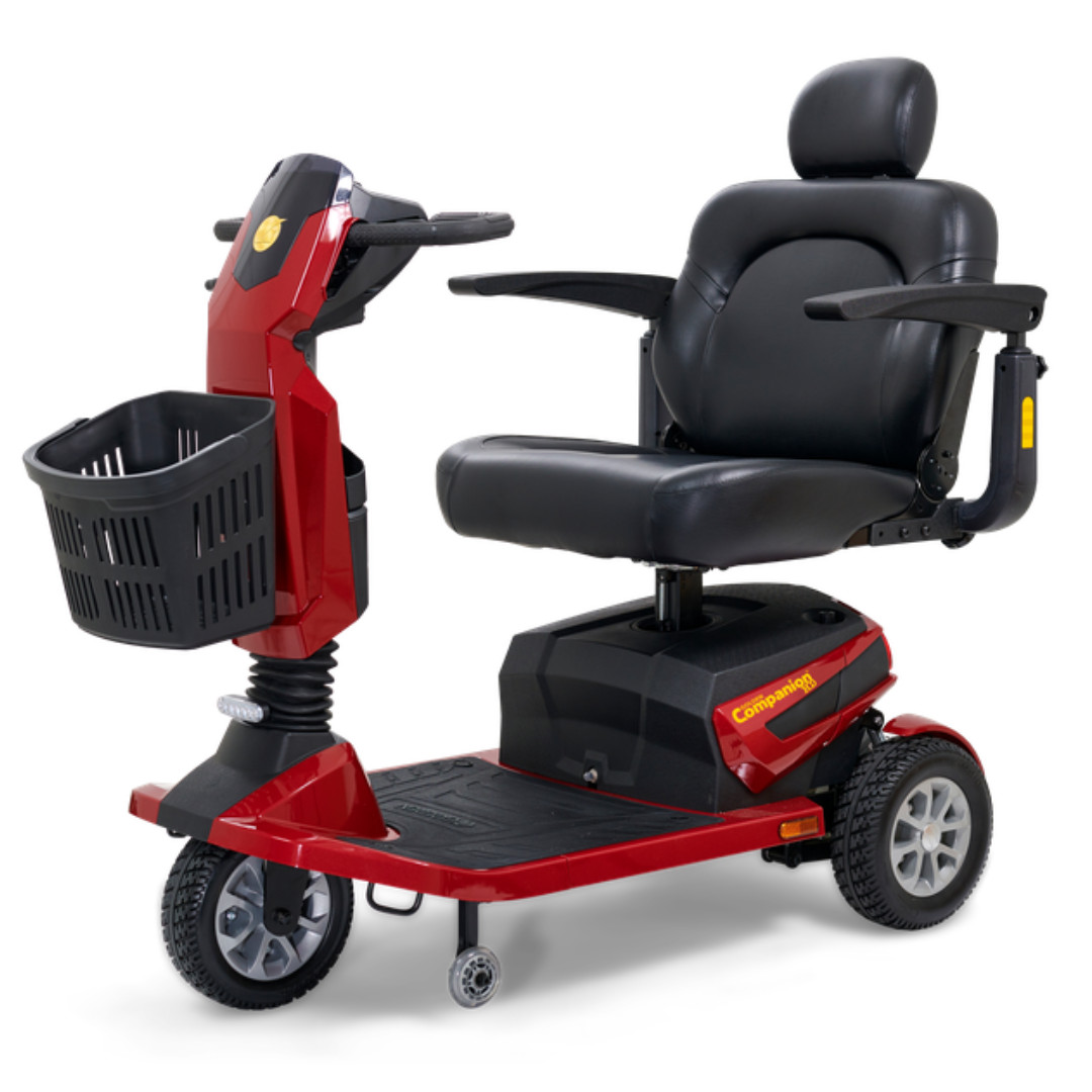 Golden Companion HD 3-Wheel Heavy Duty  Mobility Electric Scooter Red New
