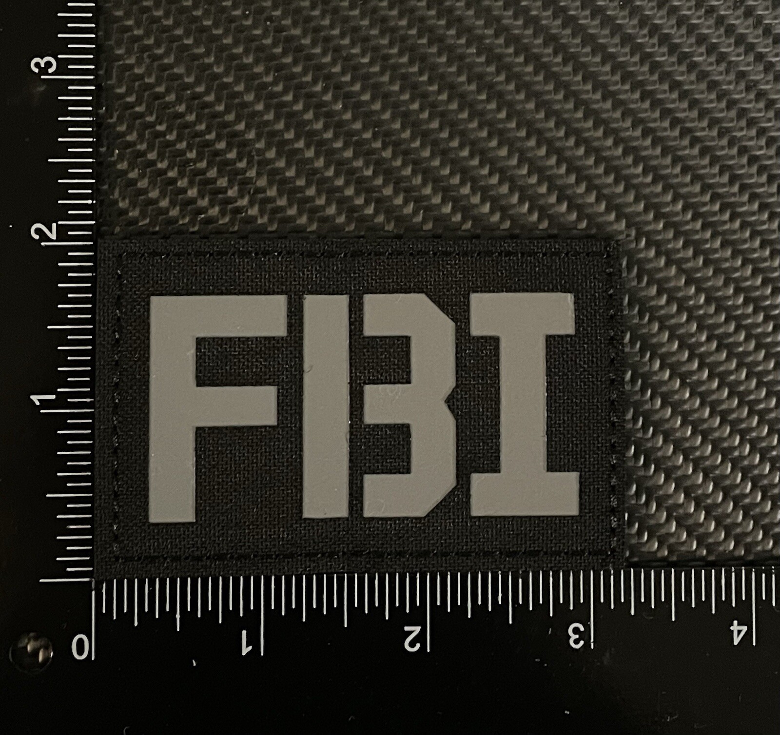FBI IR infrared Tactical patch with Hook Loop Backing