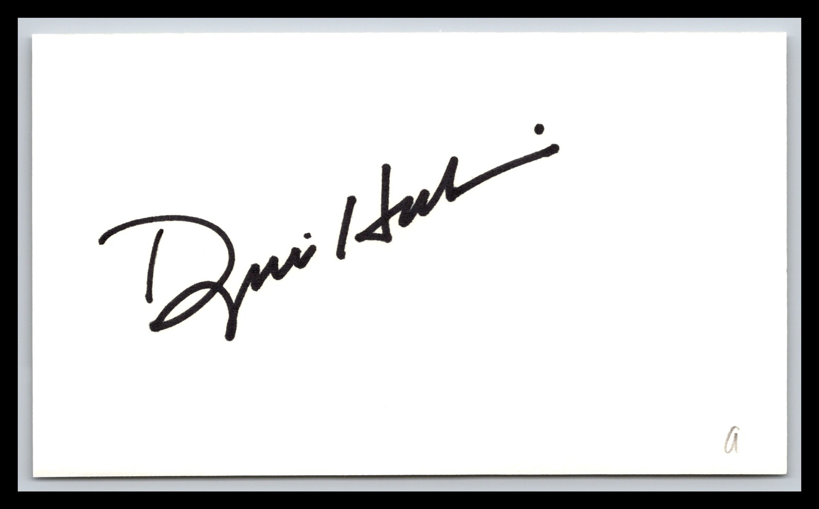 Dwayne Hickman - Actor - 3x5 Card - Sibgned / Autograph (a)
