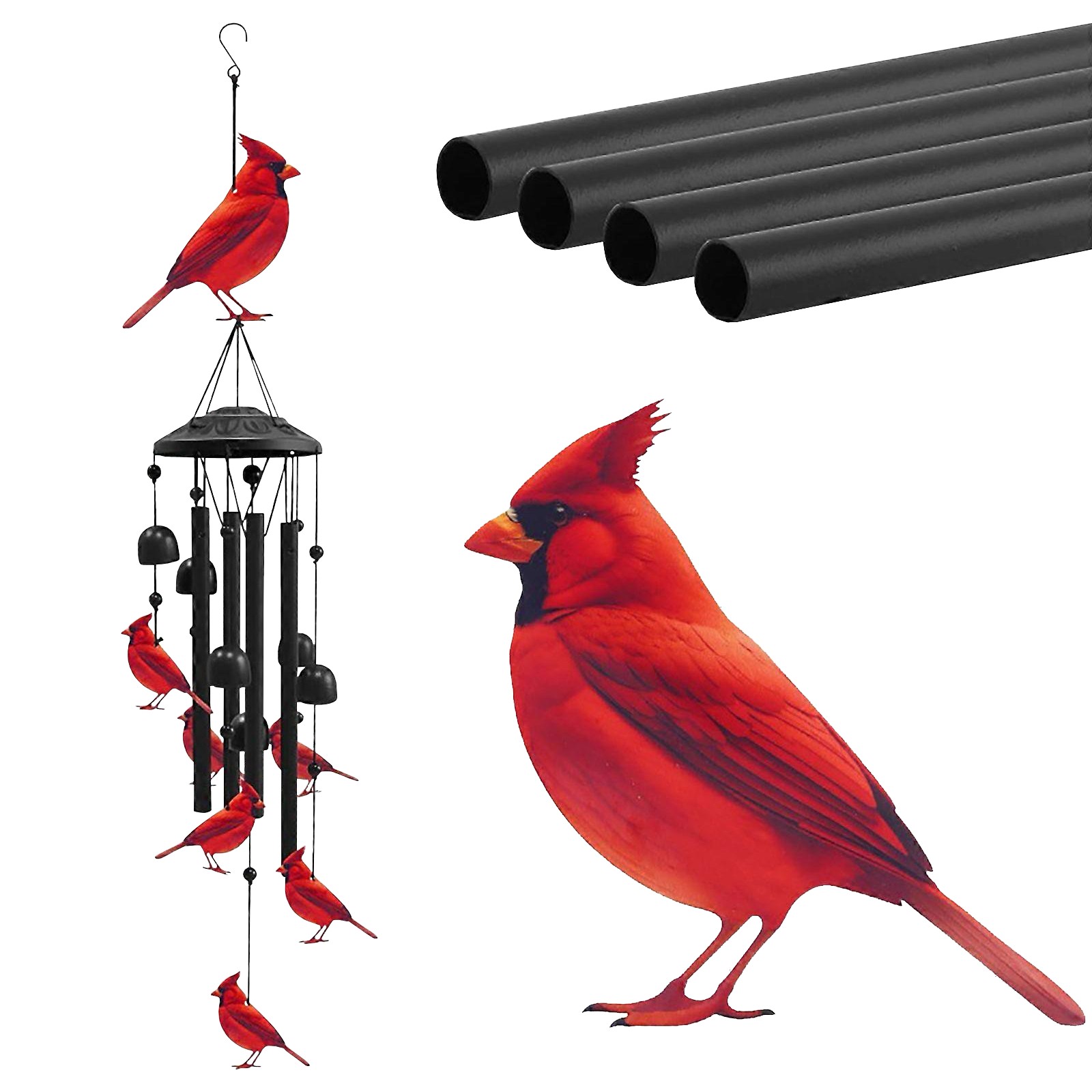 Drip Depot Cardinal Wind Chime