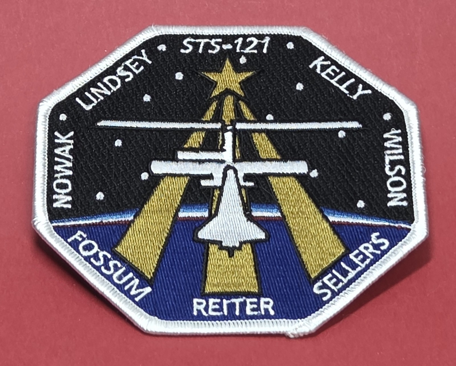 NASA STS-121 4" Patch Space Shuttle Discovery ISS ESA Reiter Astrolab Lindsey
