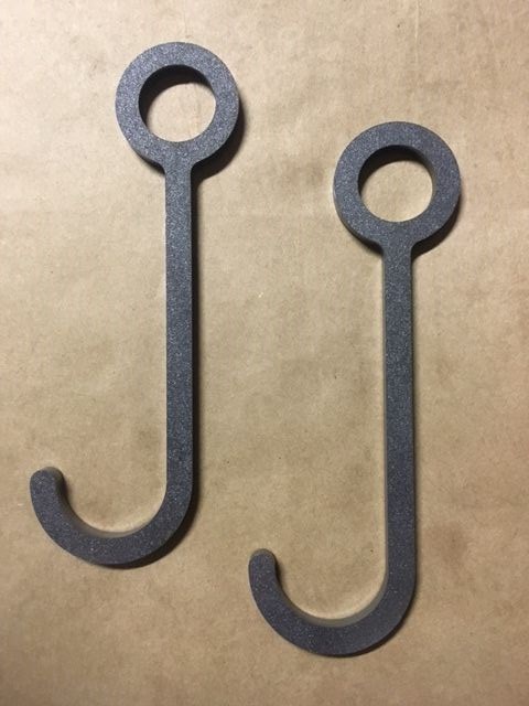 AR500 8" Steel Target 1/4" Hang Hook 3/4" SCH40 1" Pipe Set of 2! USA MADE!!