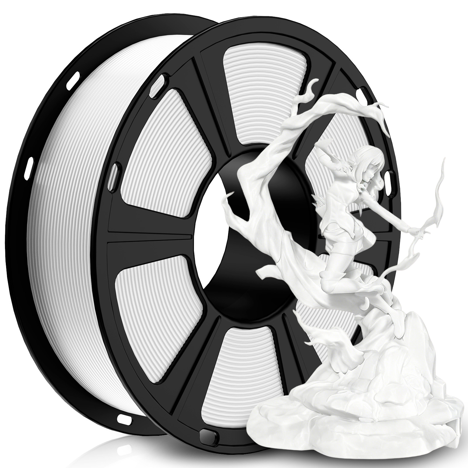 Geeetech 3D Printer Filament PETG White 1.75mm  1KG/Roll 3D Printing Consumables