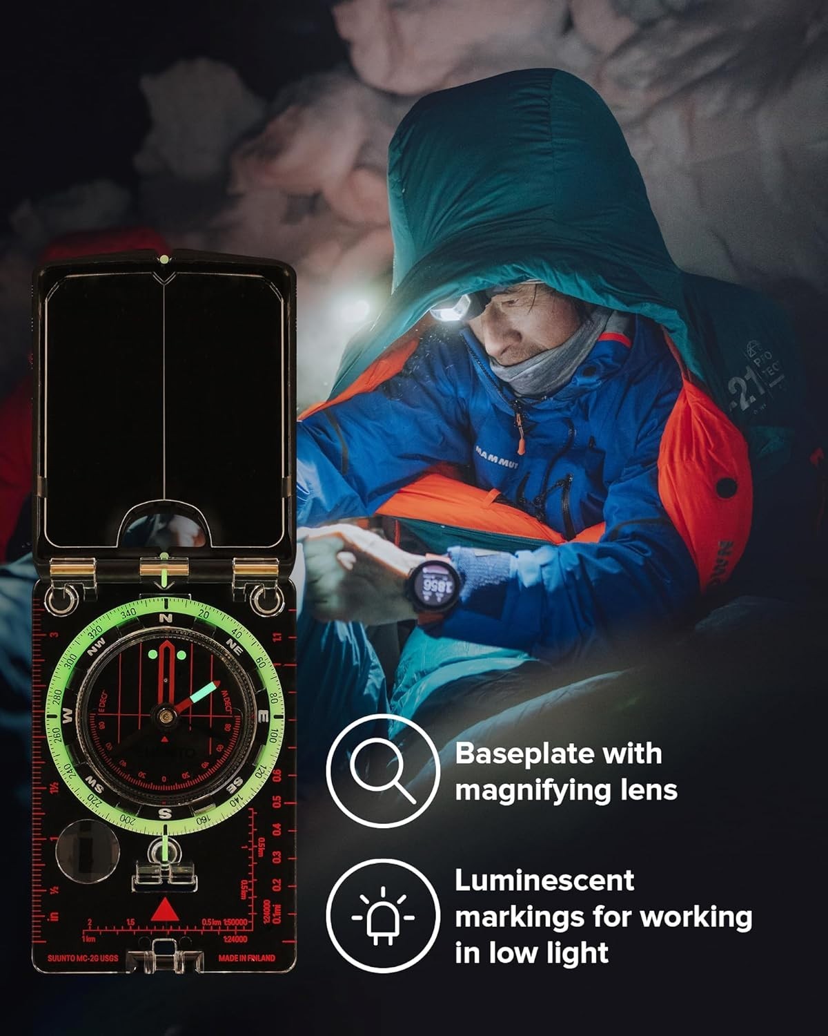 MC-2 Mirror Compass for Professionals