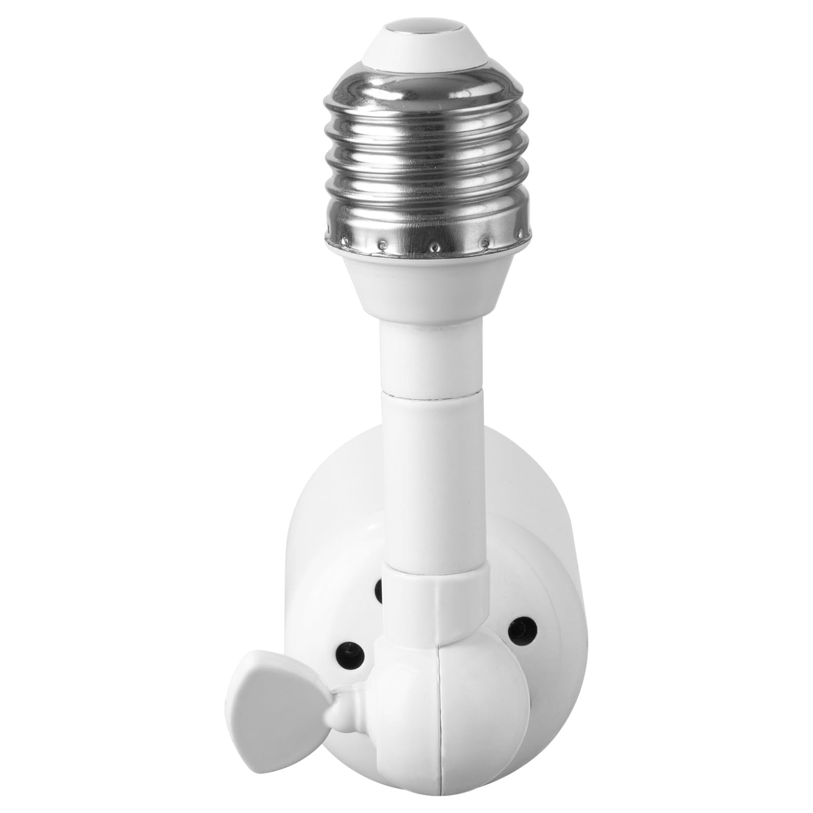 Light Socket Extender 2-Pack, 360° Adjustable E26/E27, 1250W | Indoor/Outdoor