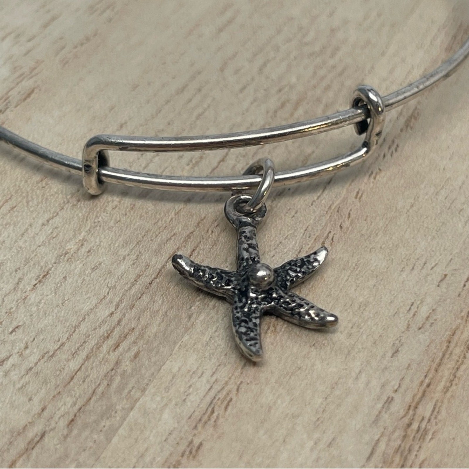 Alex and Ani Starfish Bangle Charm Bracelet