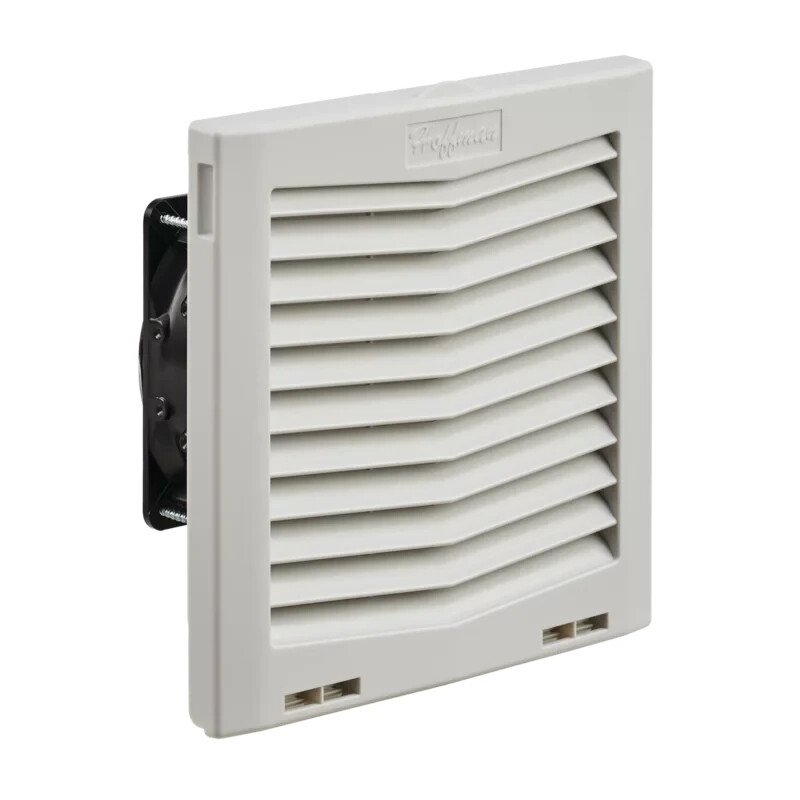 ⚡️HF0924514 HF09 Side-Mount Filter Fan, 24V 33CFM, Lt Gray