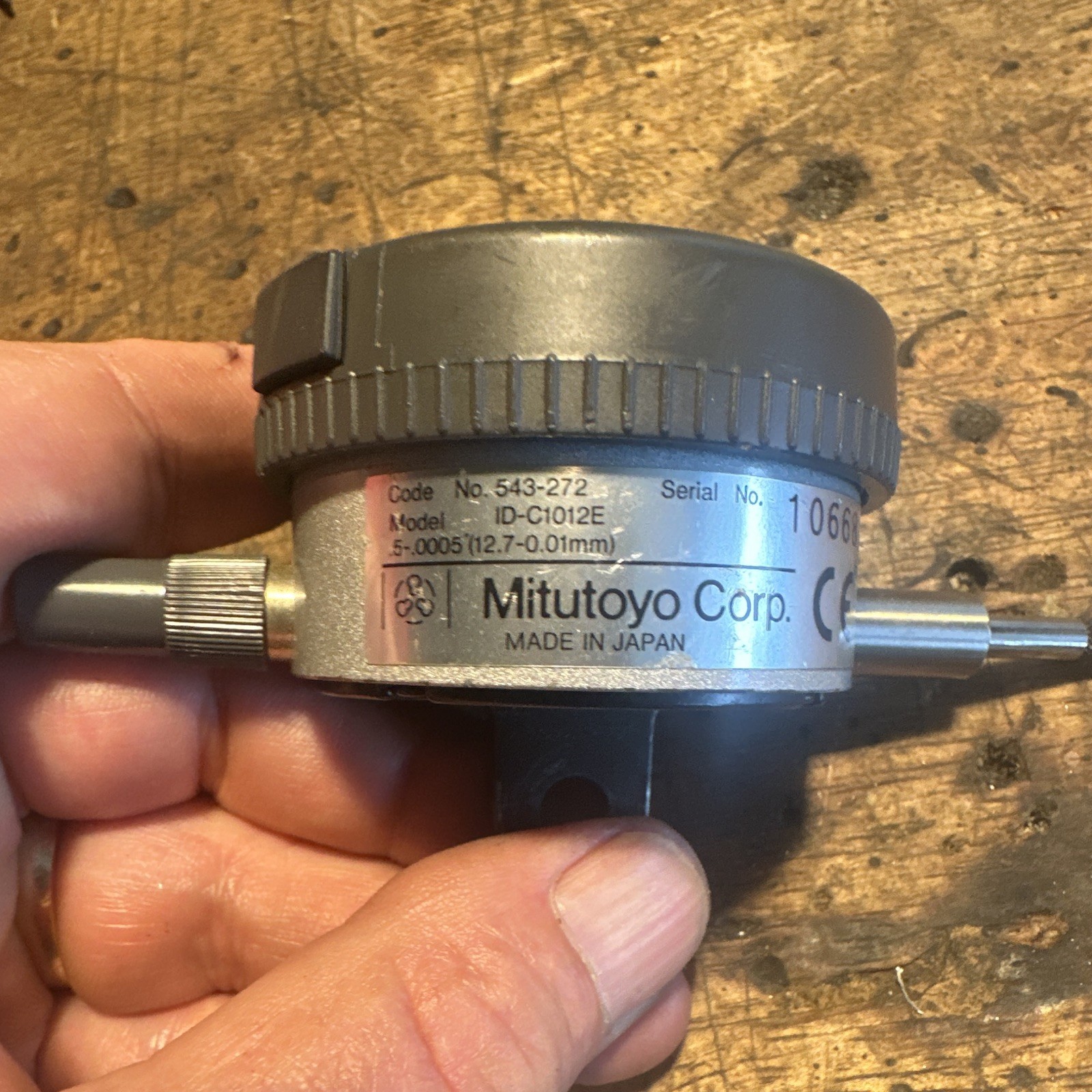 Mitutoyo Absolute Digital Indicator ID-C1012E 543-272 Electronic